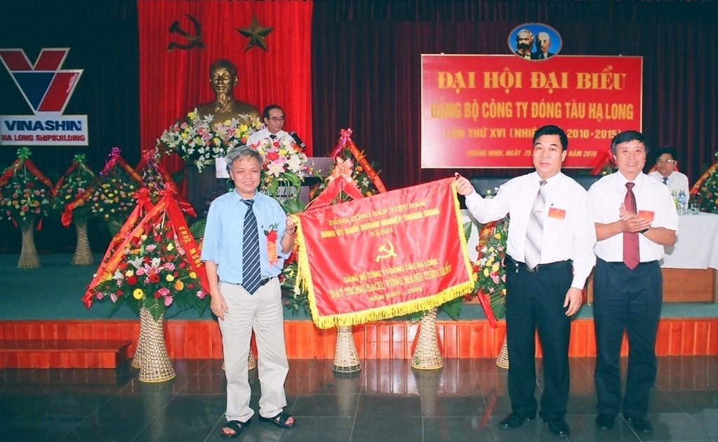 Đại hội Đại biểu Đảng bộ Công ty Đóng tàu Hạ Long lần thứ XVI nhiệm kỳ 2010-2015